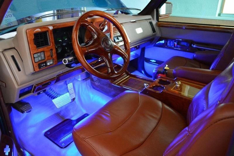One of a kind 1994 Chevrolet 1500 Extended Cab Show Car Custom wood and painting