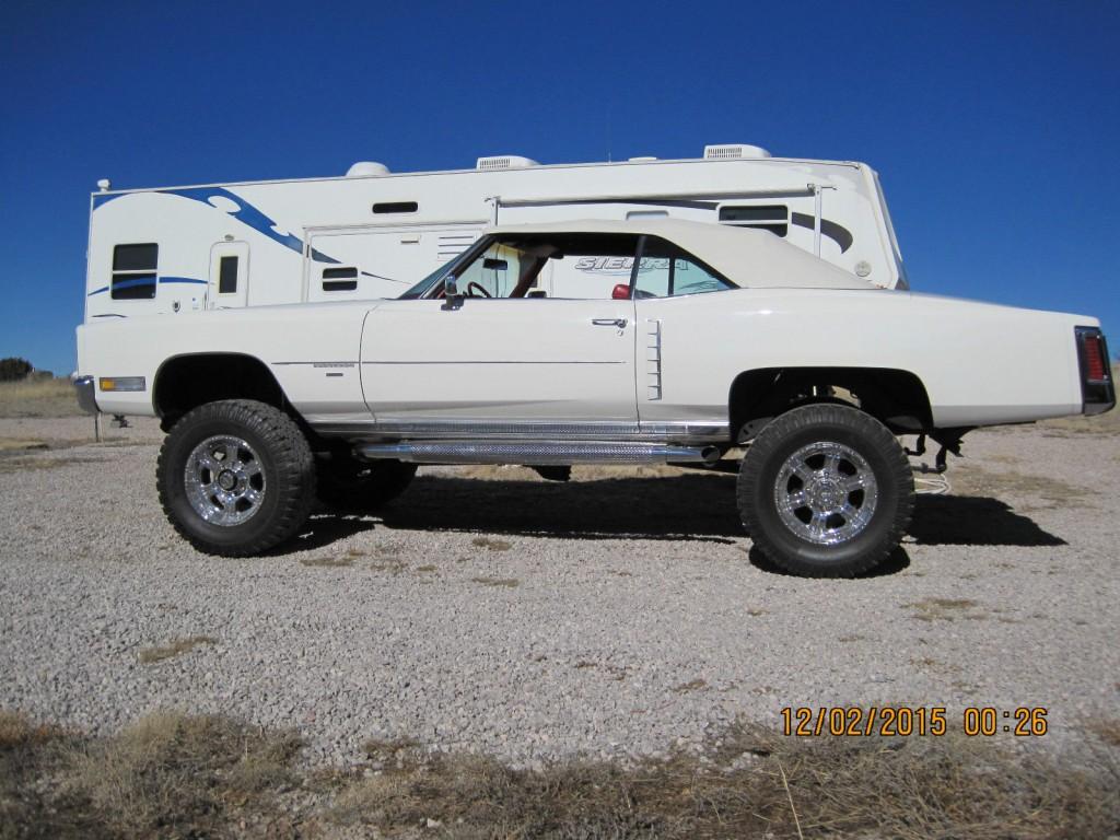 1971 Cadillac Eldorado Convertible 4×4 rust free Arizona car – custom conversion