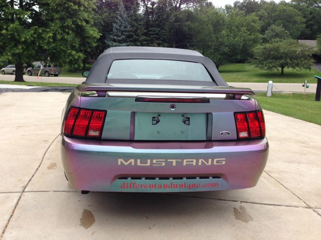 2002 Ford Mustang Convertible with Incredible Custom Color Changing Paint Job