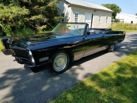 All black 1967 Cadillac Deville convertible custom for sale