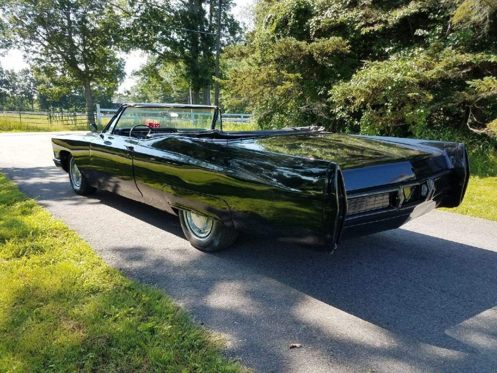 All black 1967 Cadillac Deville convertible custom