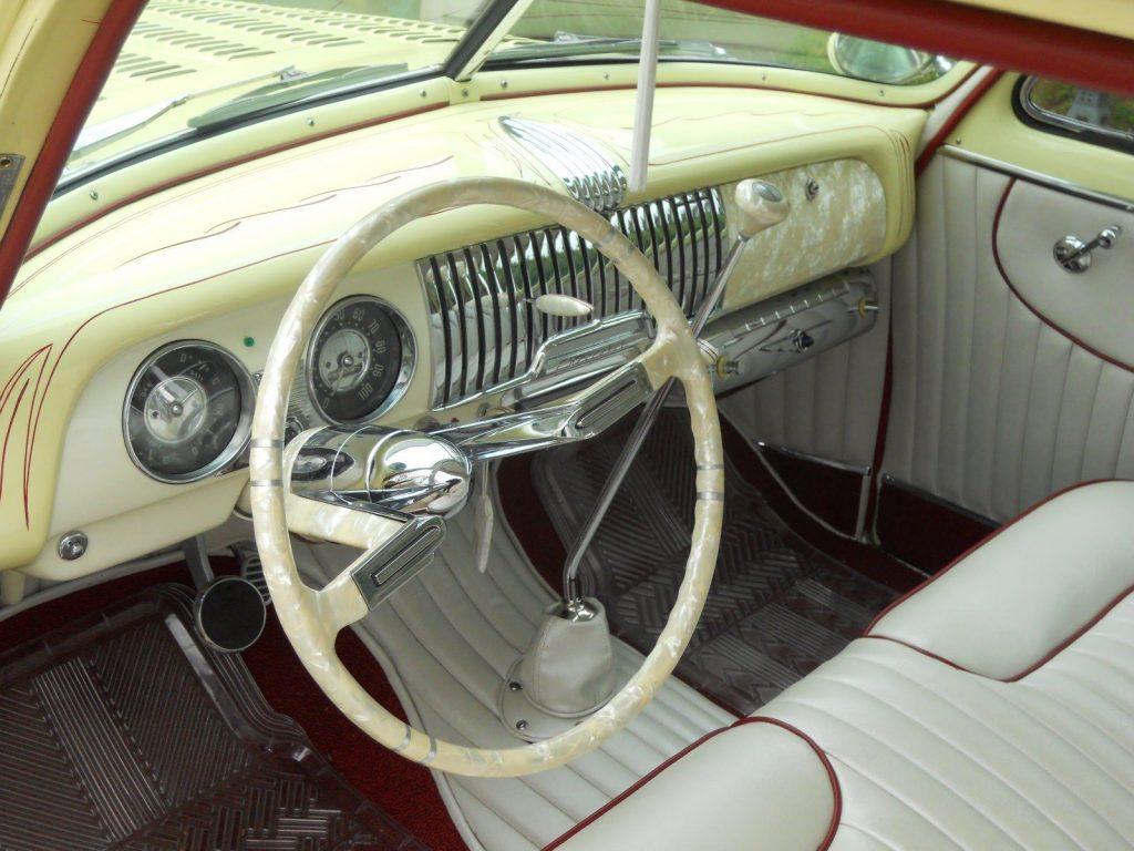 Pinstriped 1952 Chevrolet fleetline custom