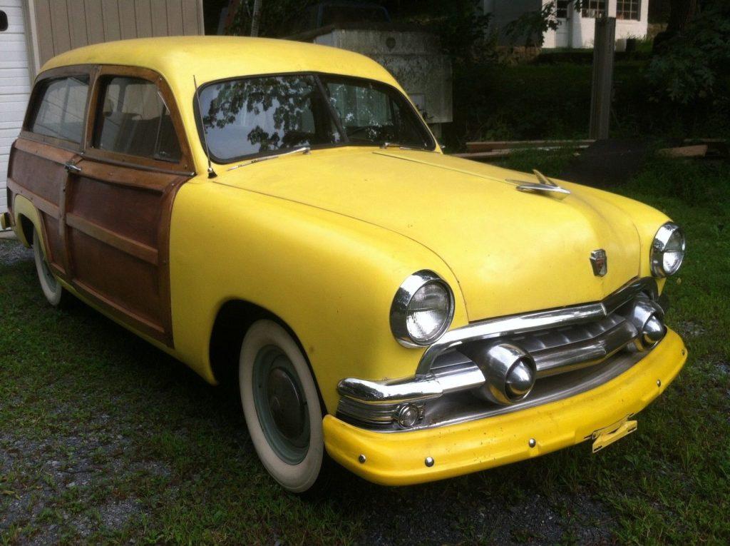 never completed resto 1951 Ford custom wagon