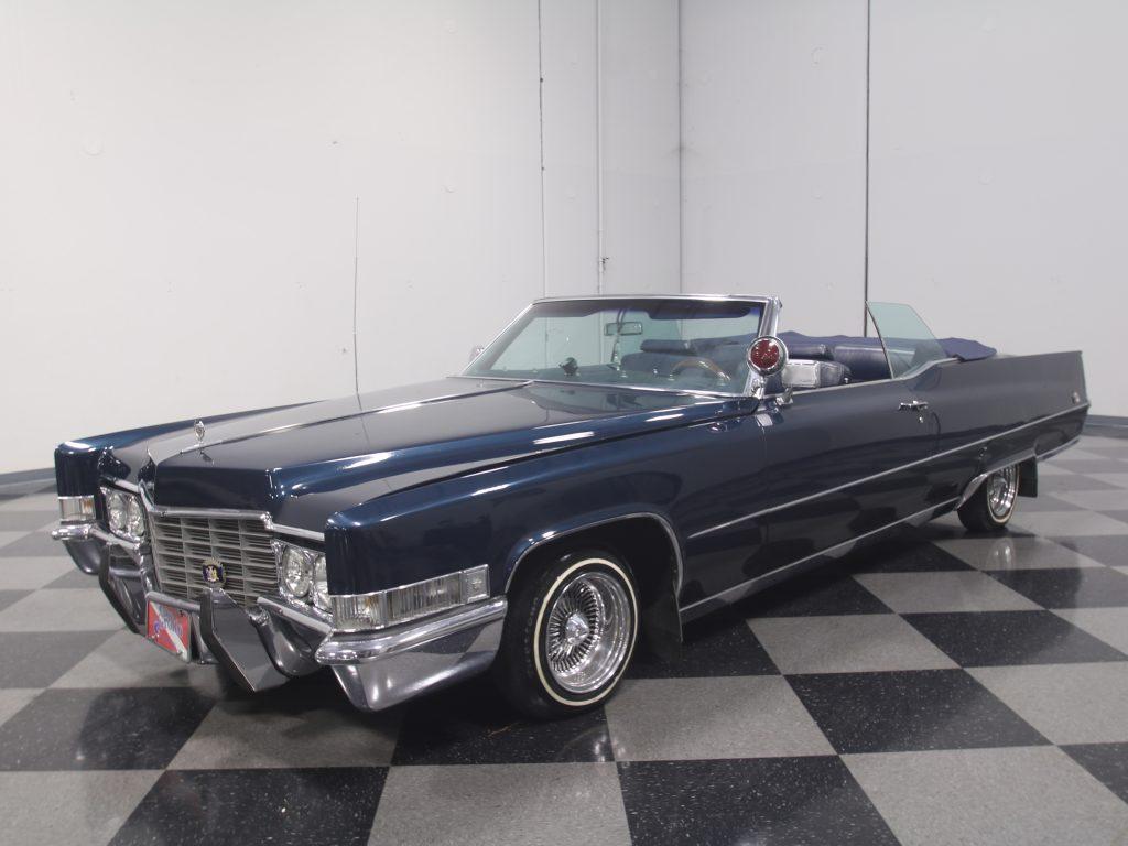 low & slow 1969 Cadillac Coupe DeVille Convertible custom