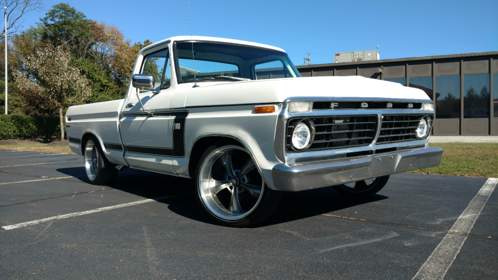 awesomely modified 1974 Ford F 100 Custom