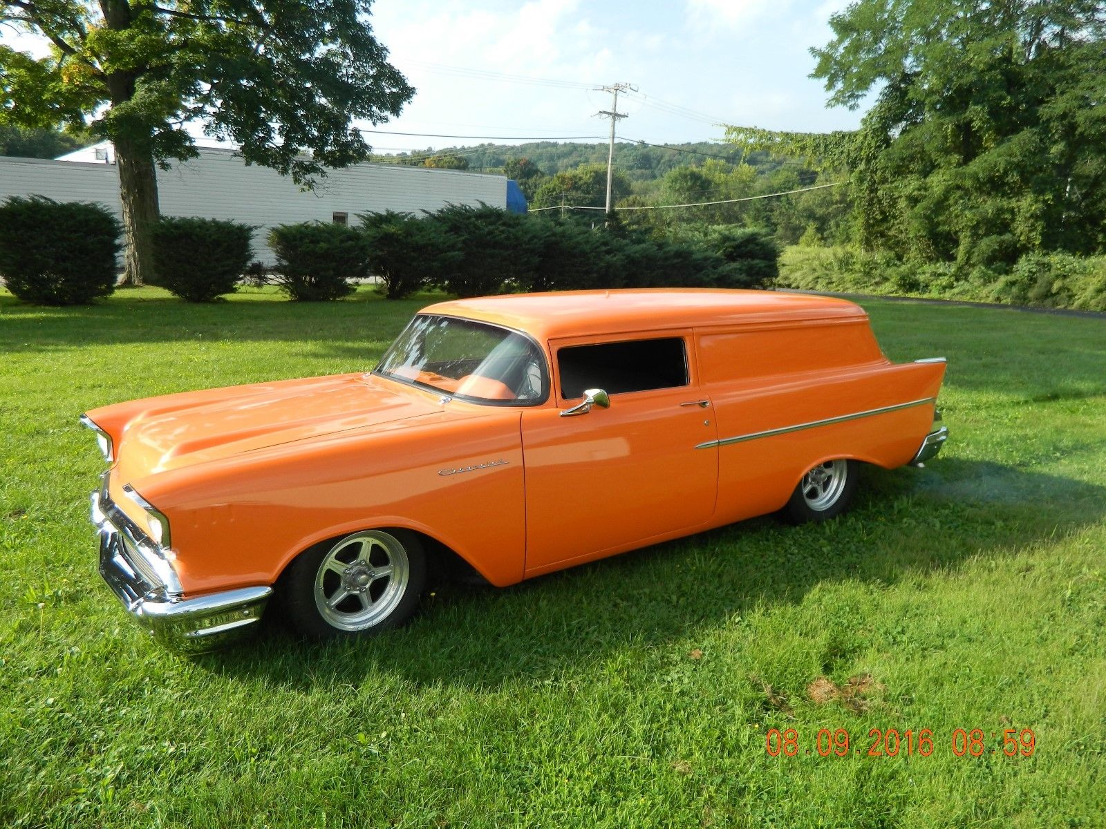 chopped 1957 Chevrolet Sedan DELIVERY custom for sale