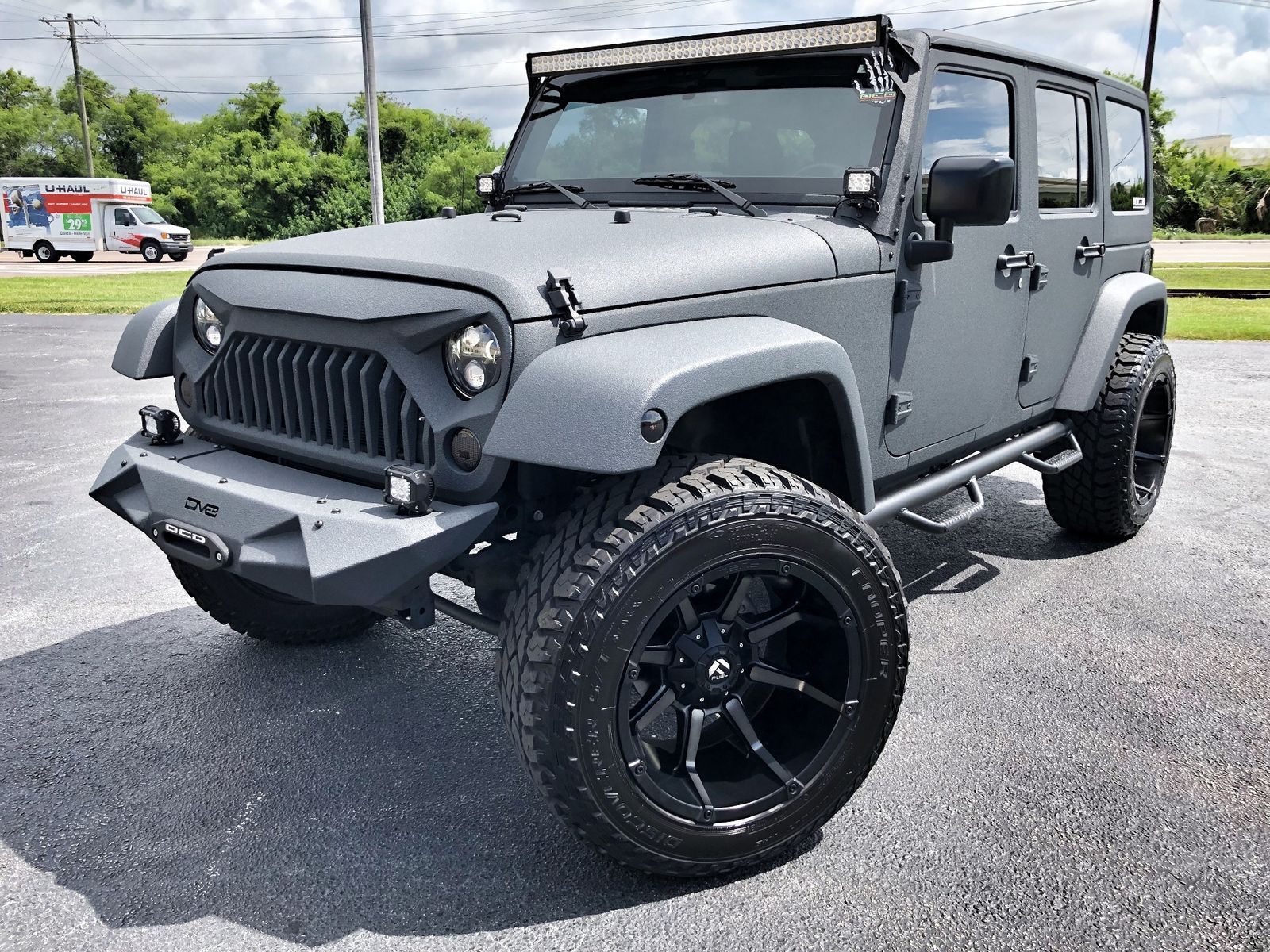 loaded and lifted 2016 Jeep Wrangler Rhino 4×4 custom for sale