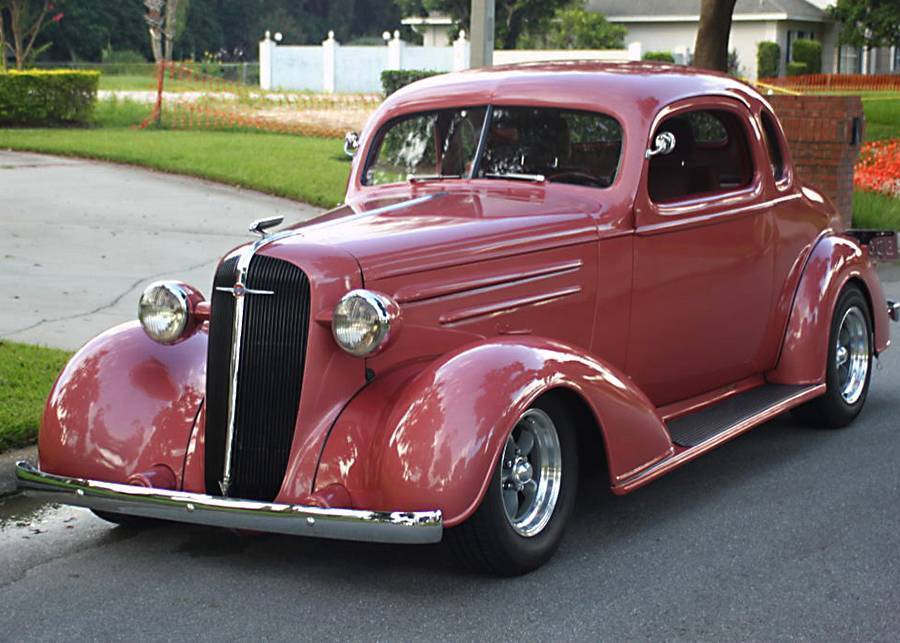 nicely restored 1936 Chevrolet Master Deluxe Business Coupe custom