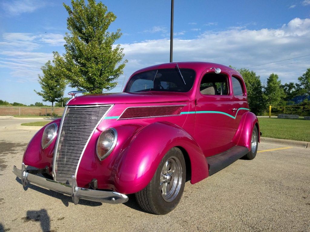 older restoration 1937 Ford Tudor custom