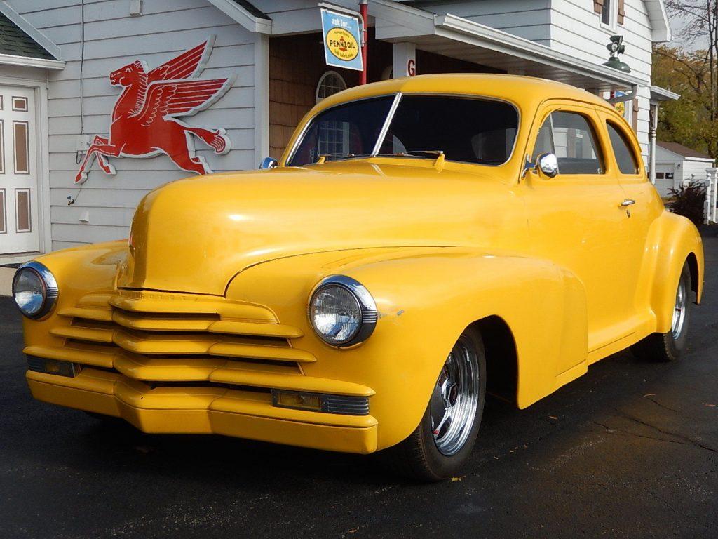 clean 1947 Chevrolet 5 Window Coupe custom