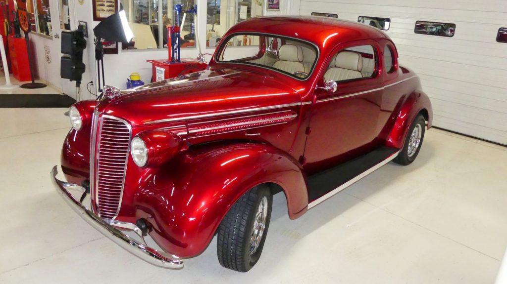 nicely modified 1937 Dodge Business Coupe custom