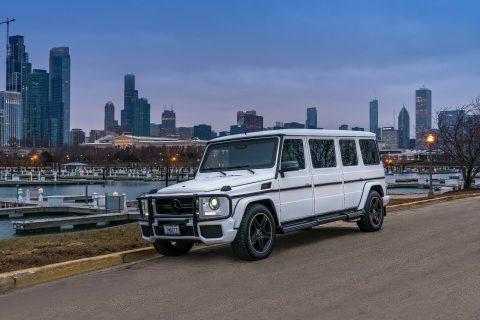 stretched 2004 Mercedes Benz G Class G55 AMG custom for sale