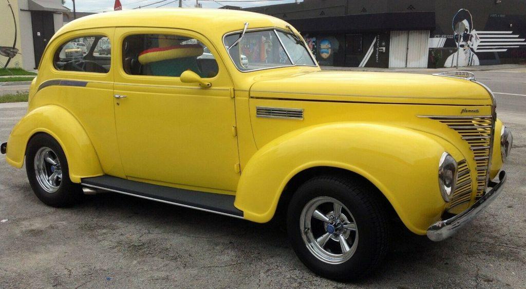 restored 1939 Plymouth custom