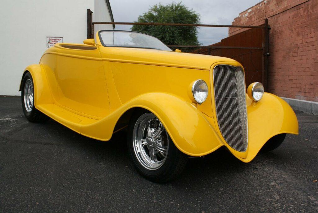 yellow beast 1933 Ford 40 Roadster custom