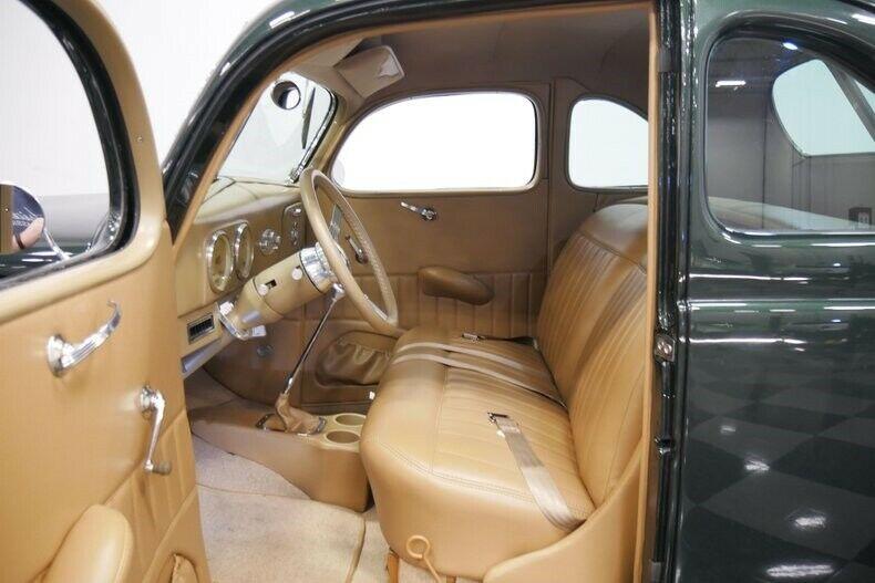 shiny 1937 Ford Coupe custom