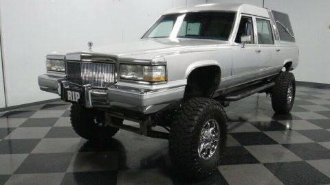modified 1990 Cadillac Brougham Hearse custom for sale