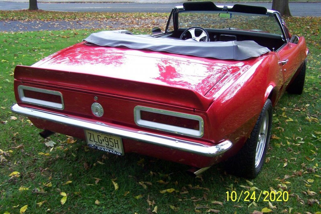 frame off 1967 Chevrolet Camaro convertible custom