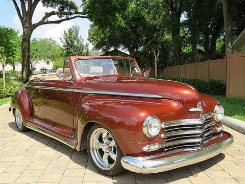 1948 Plymouth Deluxe Convertible custom [outstanding restomod] for sale