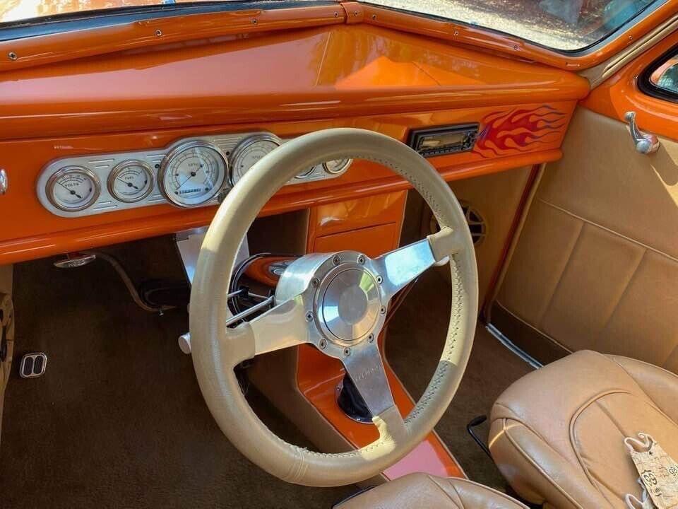 1941 Chevrolet Business Coupe Orange Custom