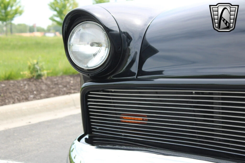Black 1956 Ford Ranch Wagon Supercharged 4.6 Liter V8