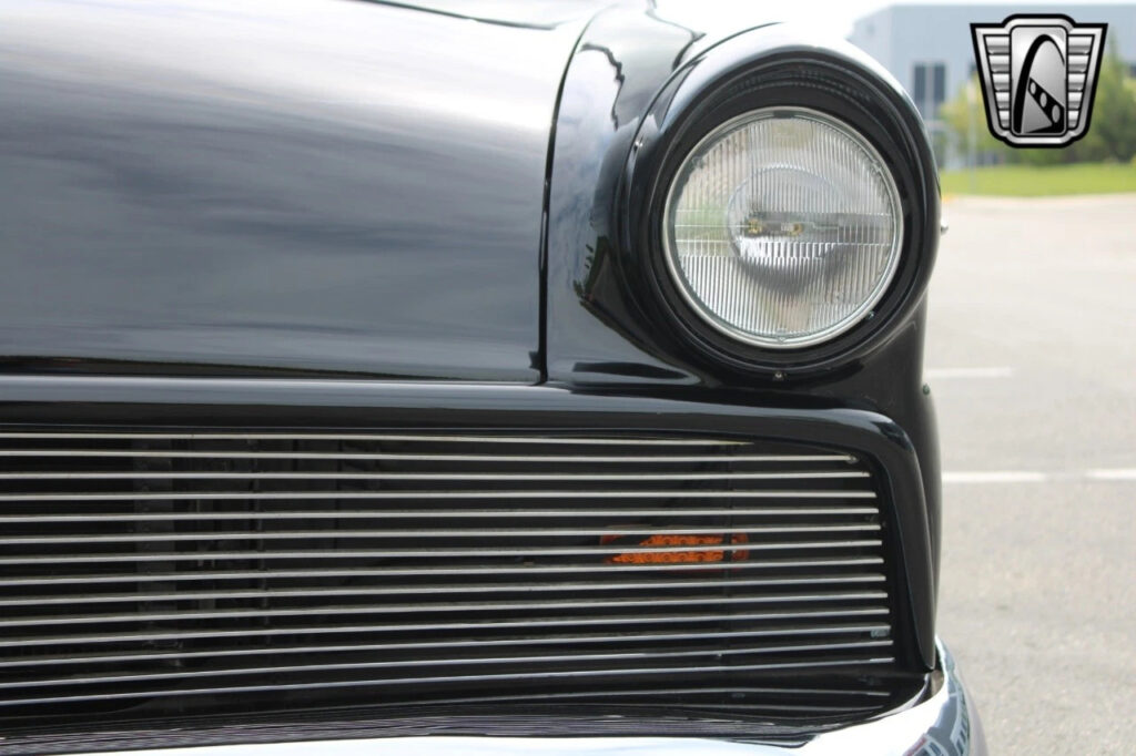 Black 1956 Ford Ranch Wagon Supercharged 4.6 Liter V8