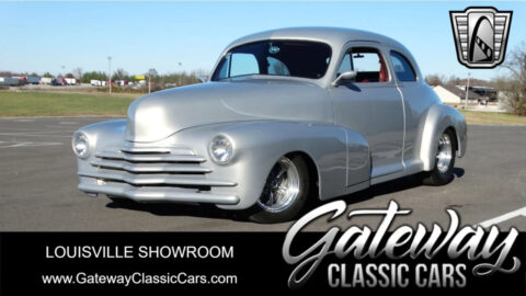 Gray 1947 Chevrolet Coupe 400 CI V8 Turbo 350 for sale