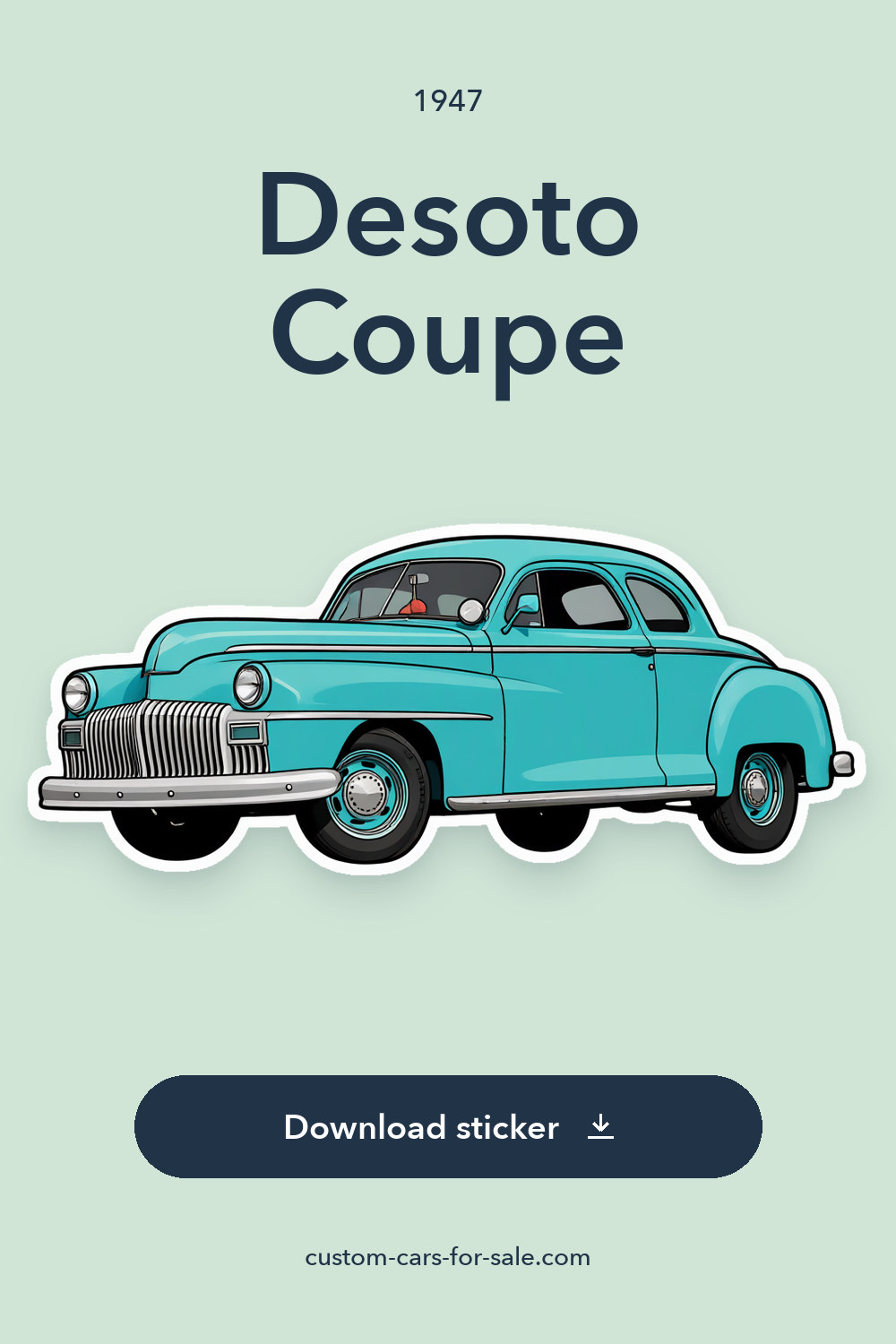 1947 Desoto Coupe sticker preview